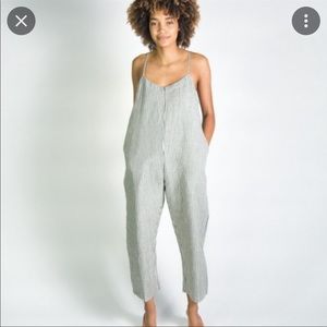 Ali Golden Wide Leg Junpsuit